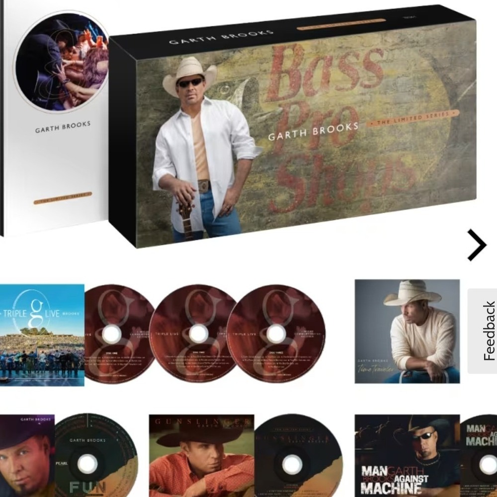 New in Box Garth Brooks The Limited Series 7-Disc CD Box Set Time Traveler
